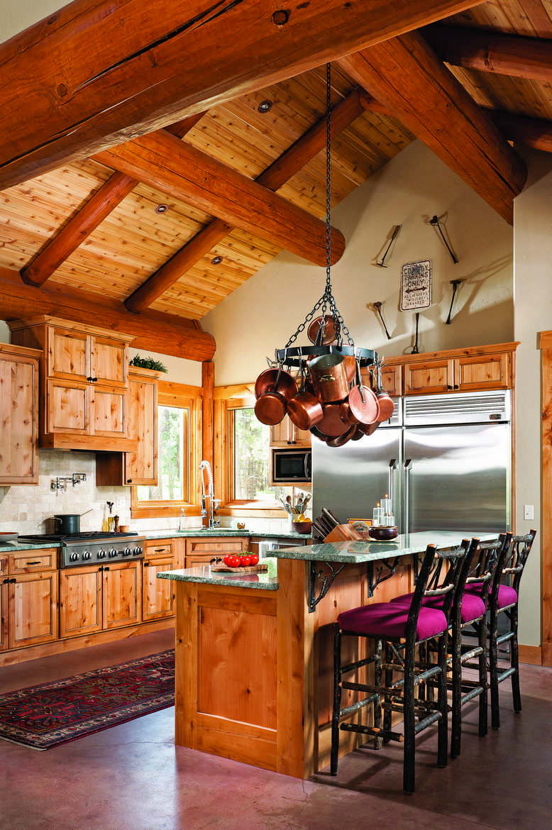 Unique Rocky Mountain Log Home