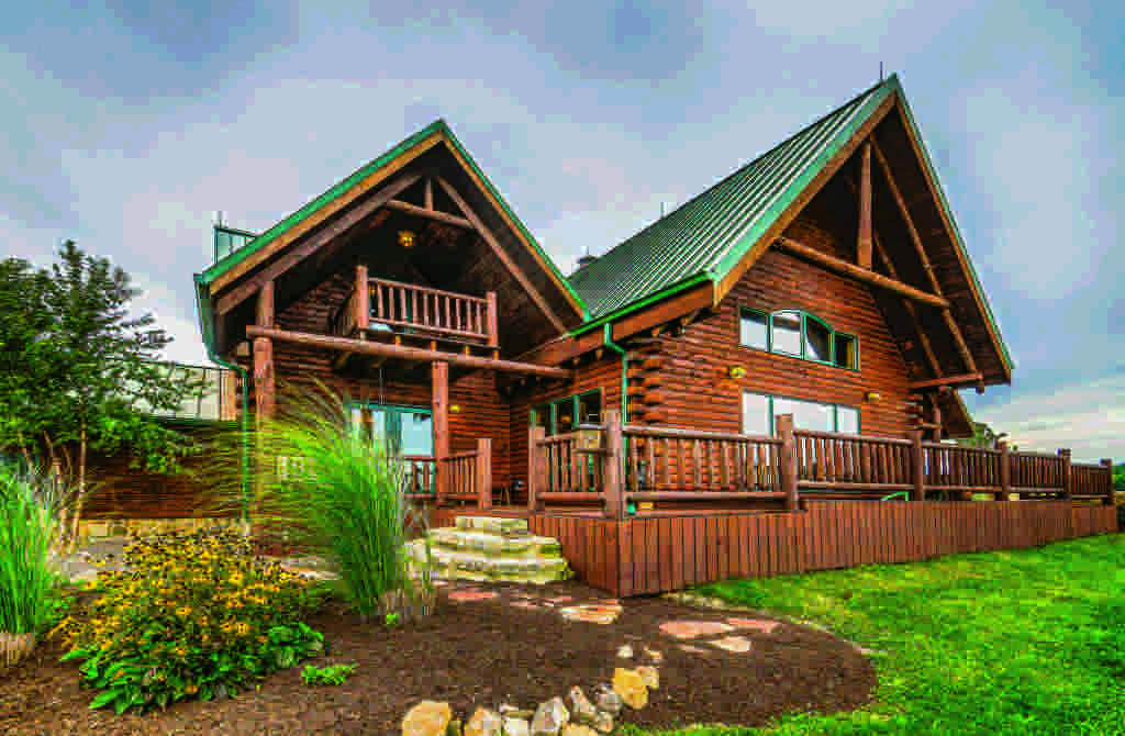 A Dream Log Home in Ohio