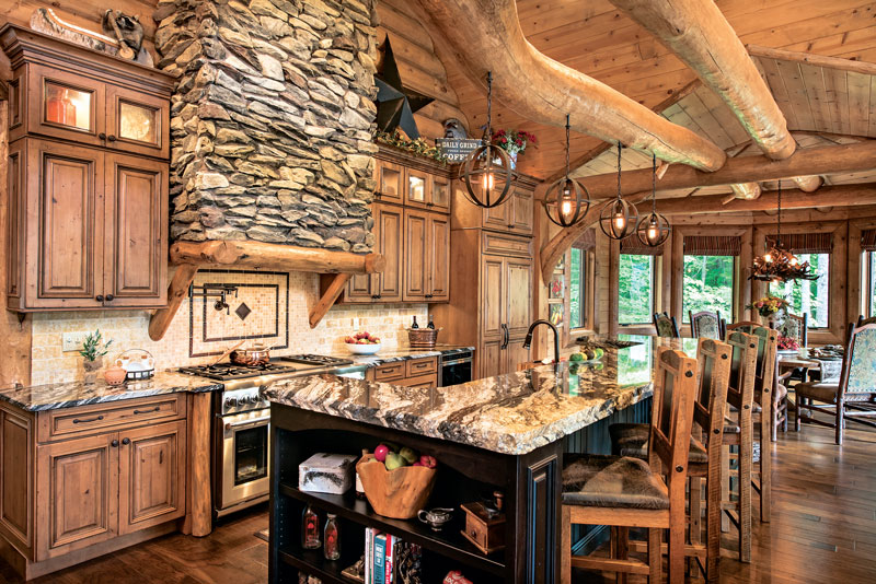 6 Steps to the Ultimate Log Home Kitchen Design