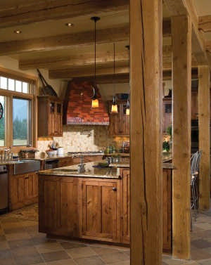 Kitchen Island Post timber-frame-home-post-and-beam-rustic-kitchen-island-with-granite Kitchen Island Post timber-frame-home-post-and-beam-rustic-kitchen-island-with-granite