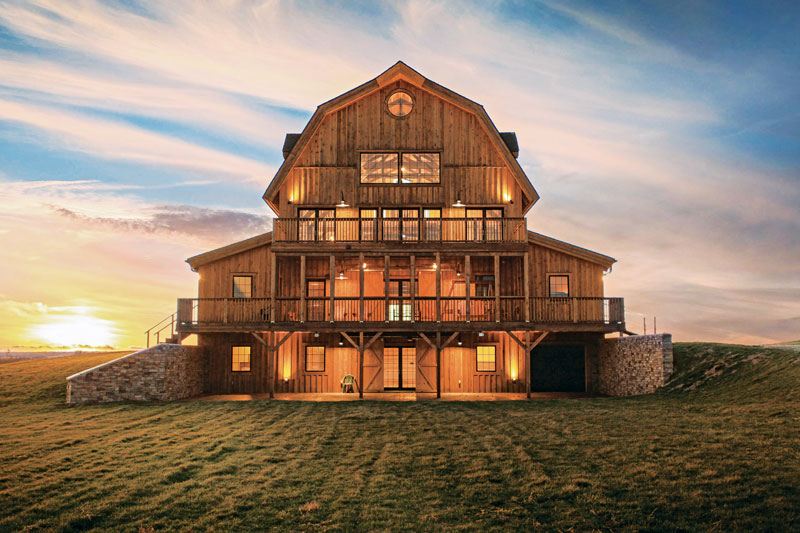 Midwest Timber Home on the Plains