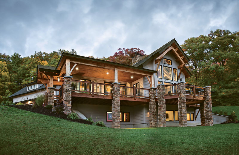 A New York Timber Home Built For Family