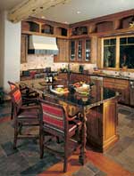 Colorado Log Home Kitchen Colorado Log Home Kitchen