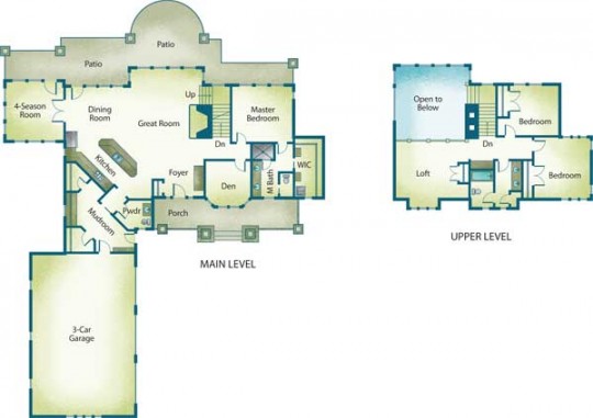 Timber Frame House Plan: Bitterroot