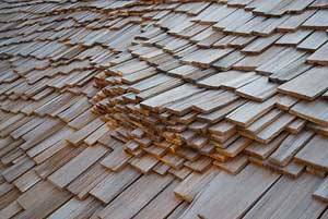 Timber Frame Roof: Wood Shingles Timber Frame Roof: Wood Shingles