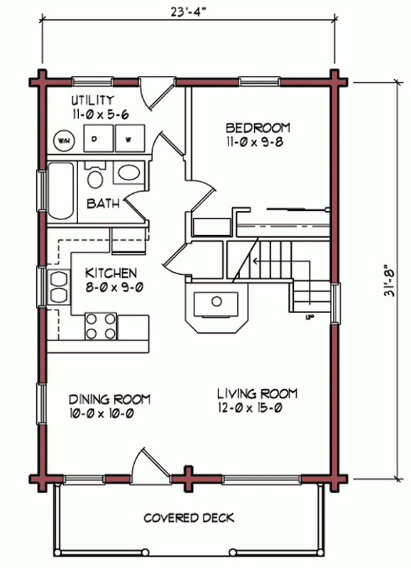 Timberline Log Home Plan By Lodge Logs Inc Lodgelogs Timberline Ele Ff Sf